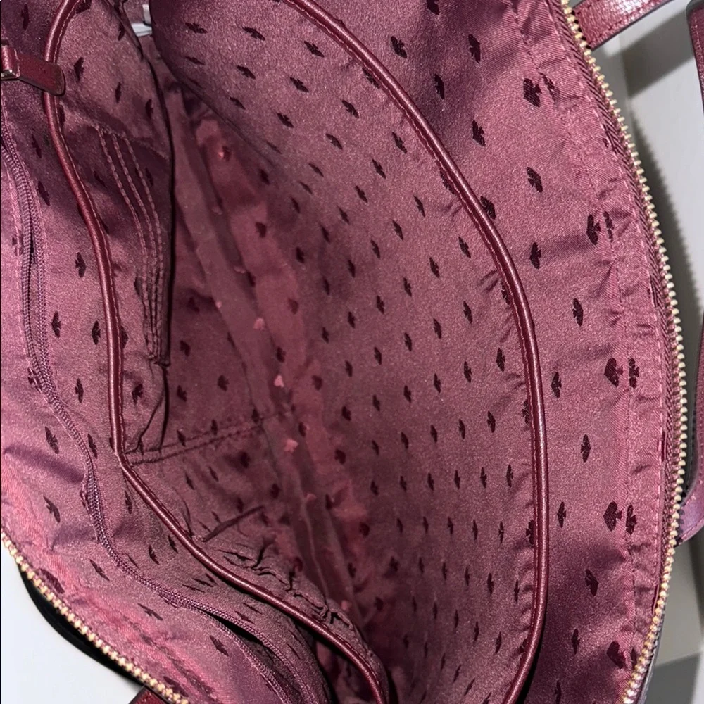 Kate Spade Deep Red Leather Satchel